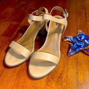 Style & Co chunky nude sandals ‘Mollee’